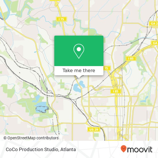 CoCo Production Studio map