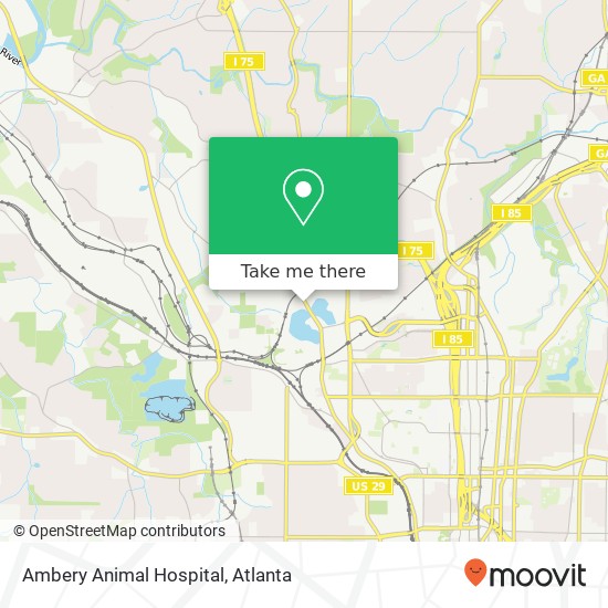 Ambery Animal Hospital map