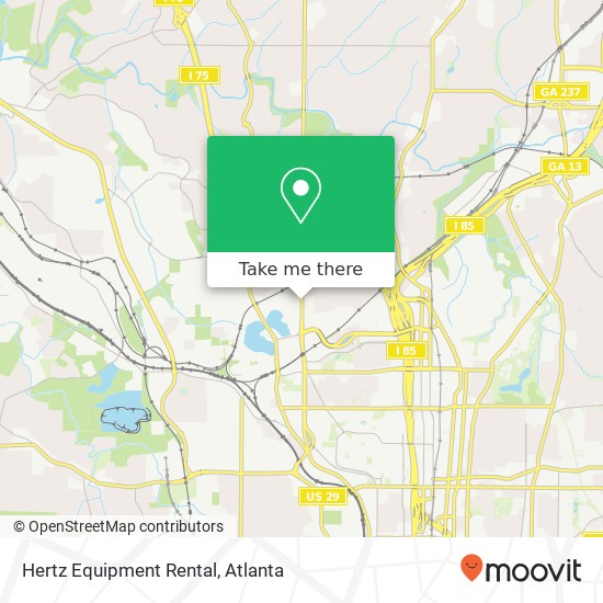 Hertz Equipment Rental map