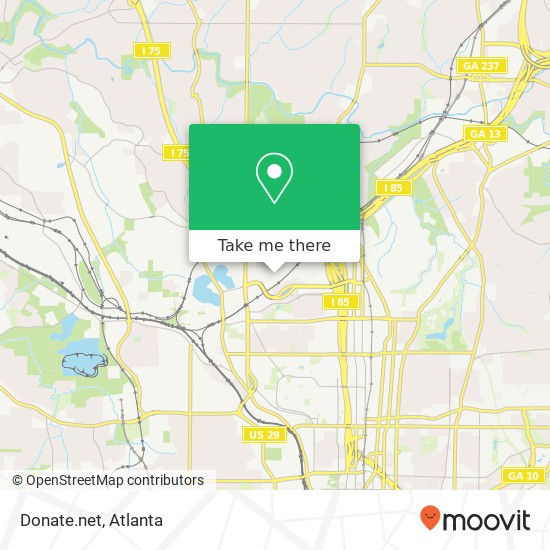 Donate.net map