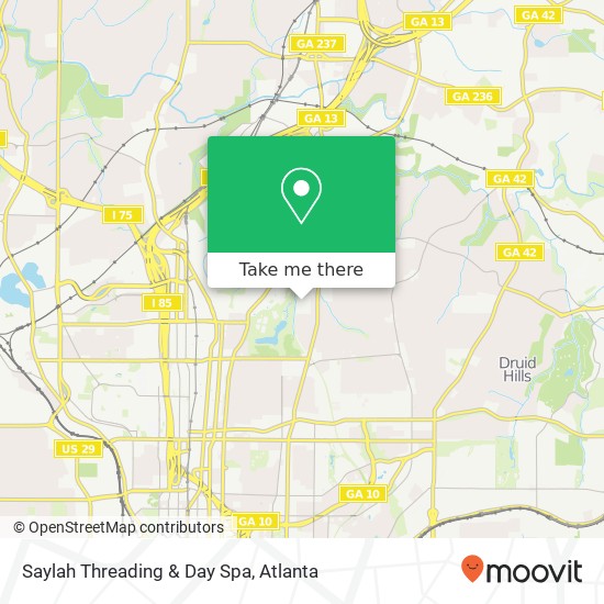 Saylah Threading & Day Spa map