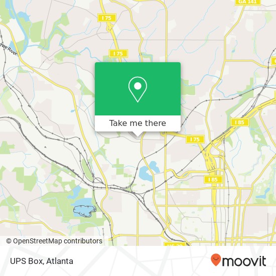 UPS Box map