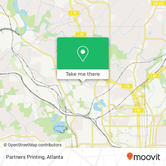 Partners Printing map