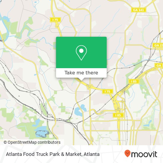 Atlanta Food Truck Park & Market map