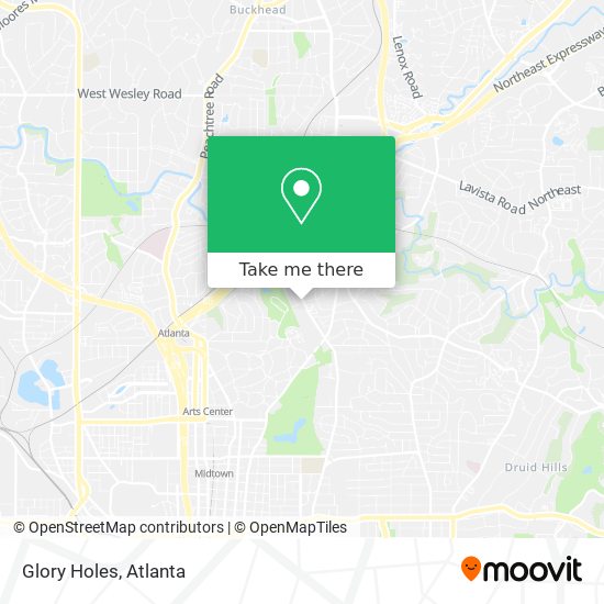 How to get to Glory Holes in Atlanta by Bus or Subway? 