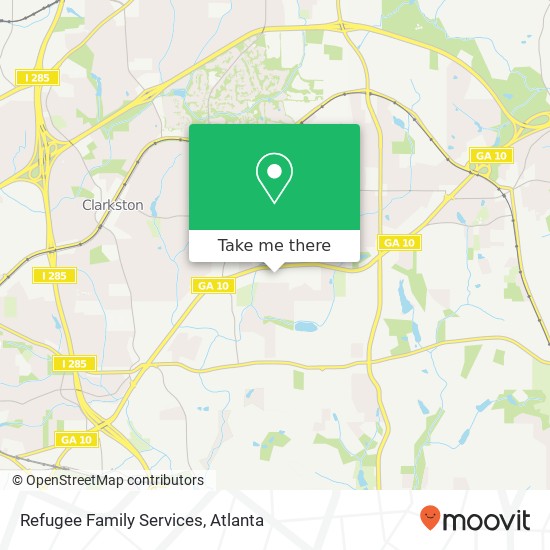 Mapa de Refugee Family Services