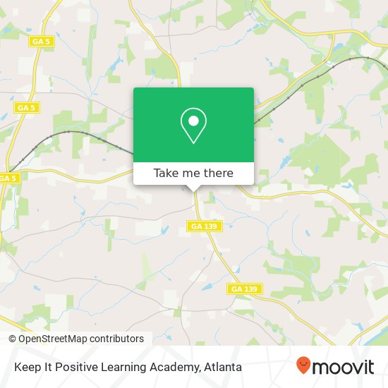 Mapa de Keep It Positive Learning Academy