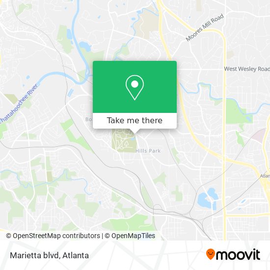 Marietta blvd map