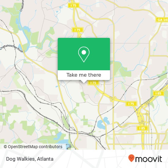 Dog Walkies map