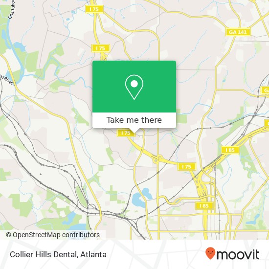 Mapa de Collier Hills Dental