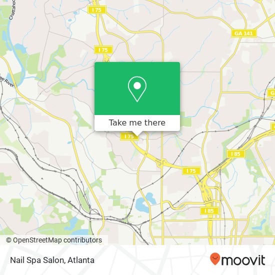 Mapa de Nail Spa Salon
