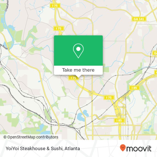 Mapa de YoiYoi Steakhouse & Sushi