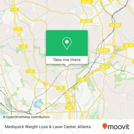 Mapa de Mediquick Weight Loss & Laser Center