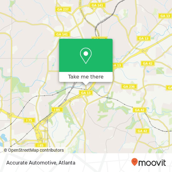 Mapa de Accurate Automotive