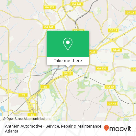 Mapa de Anthem Automotive - Service, Repair & Maintenance