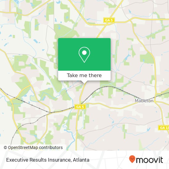 Mapa de Executive Results Insurance