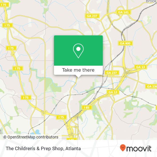 The Children's & Prep Shop map