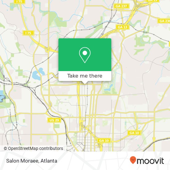 Salon Moraee map