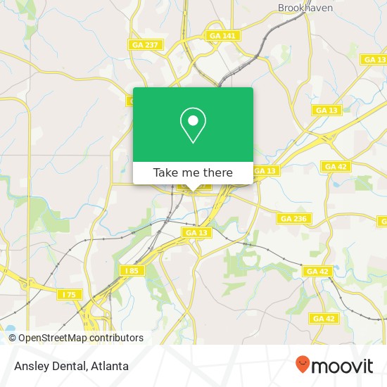Mapa de Ansley Dental