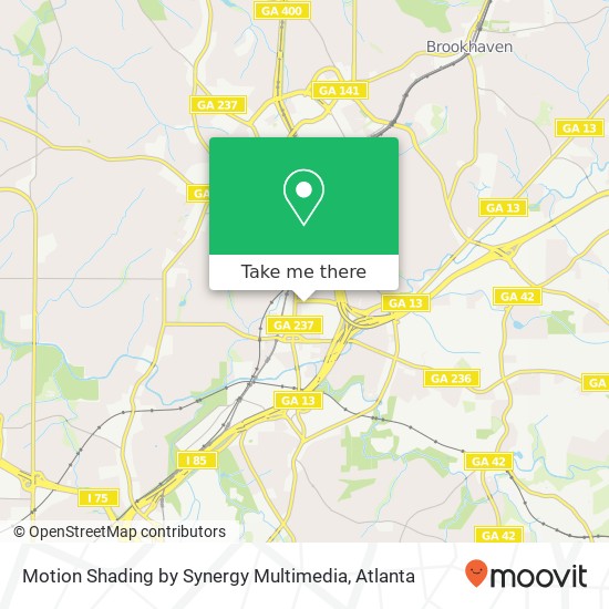 Mapa de Motion Shading by Synergy Multimedia