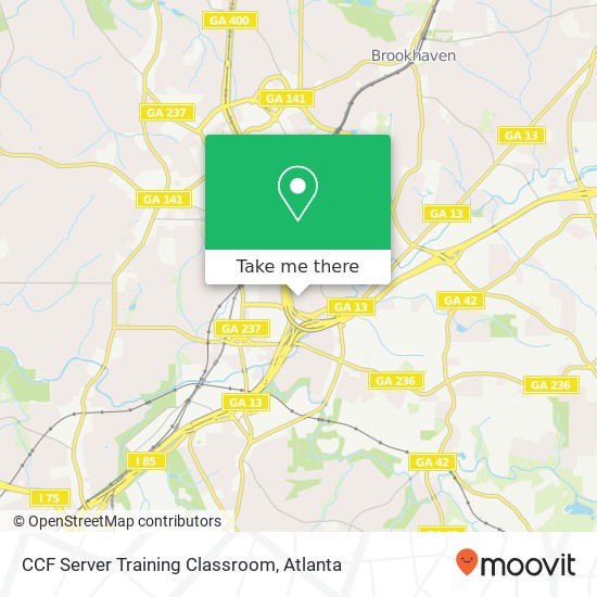 Mapa de CCF Server Training Classroom