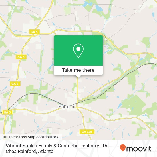 Vibrant Smiles Family & Cosmetic Dentistry - Dr. Chea Rainford map