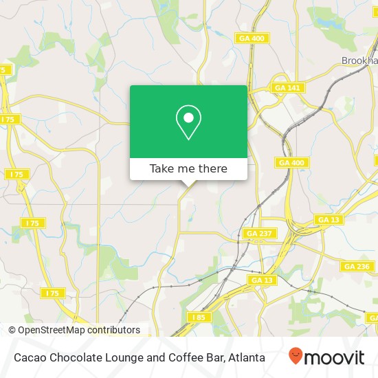 Mapa de Cacao Chocolate Lounge and Coffee Bar