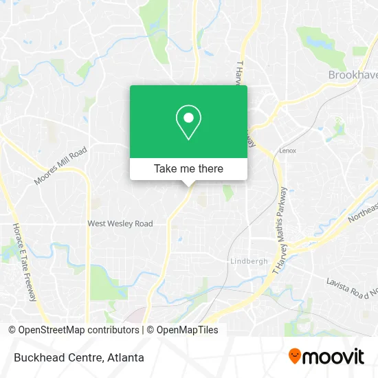 Buckhead Centre map