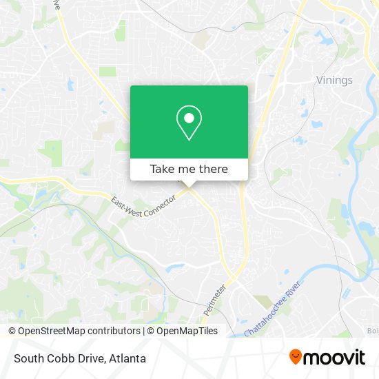 South Cobb Drive map