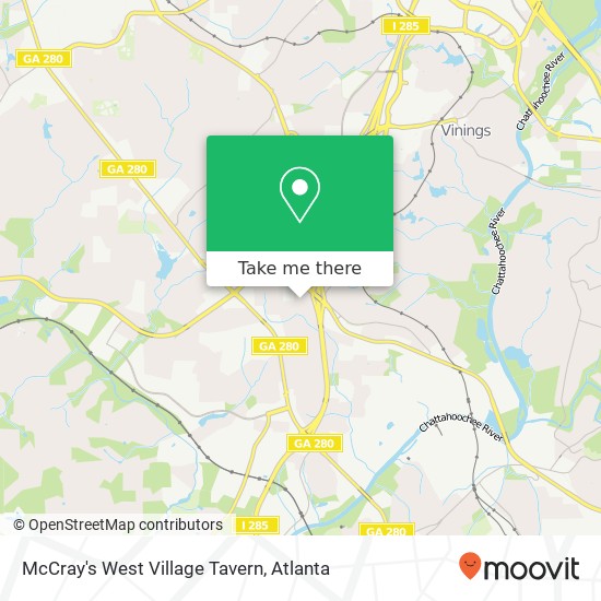 McCray's West Village Tavern map
