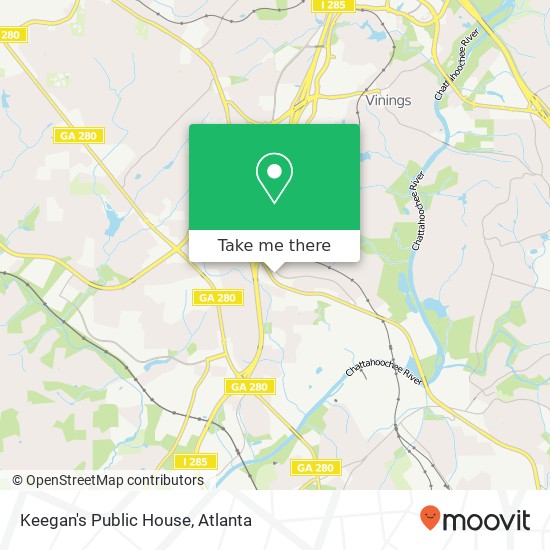 Mapa de Keegan's Public House