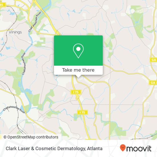 Clark Laser & Cosmetic Dermatology map