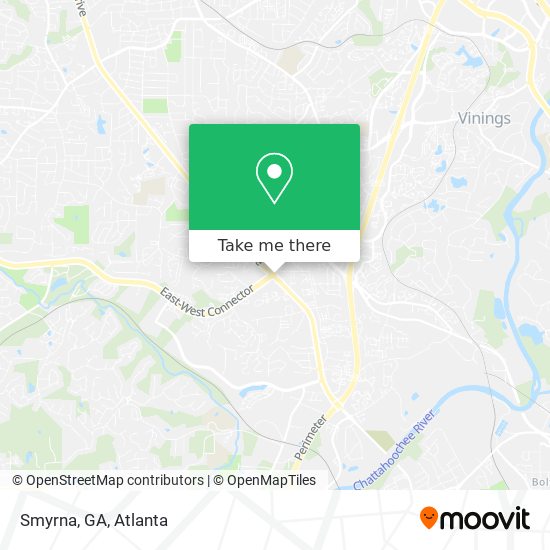 Smyrna, GA map