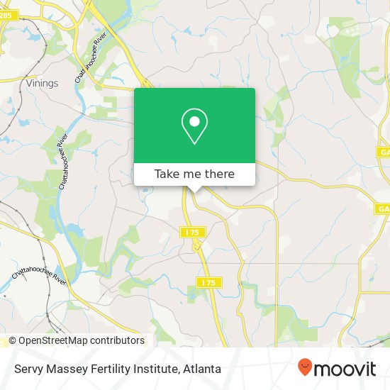 Mapa de Servy Massey Fertility Institute