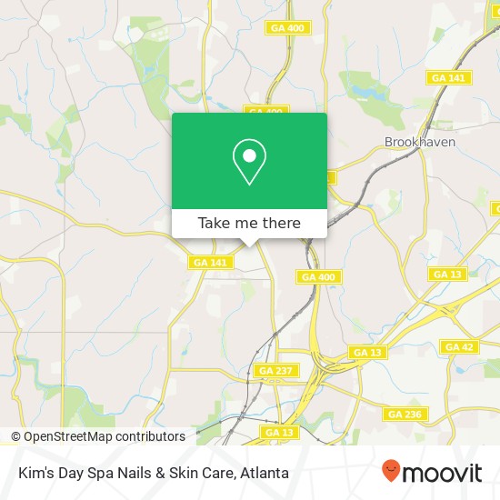 Mapa de Kim's Day Spa Nails & Skin Care