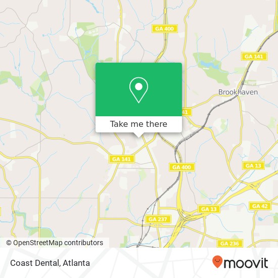 Mapa de Coast Dental