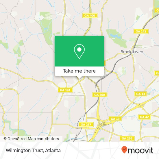 Wilmington Trust map