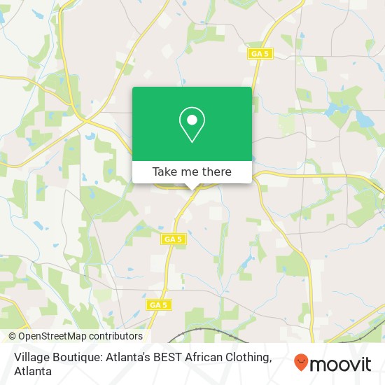 Mapa de Village Boutique: Atlanta's BEST African Clothing