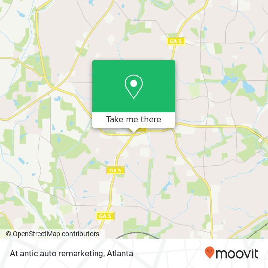 Atlantic auto remarketing map