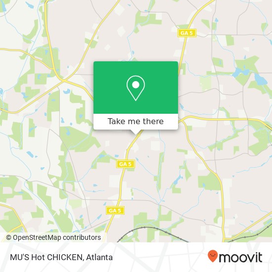 MU'S Hot CHICKEN map