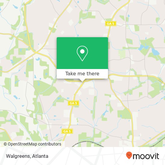 Walgreens map