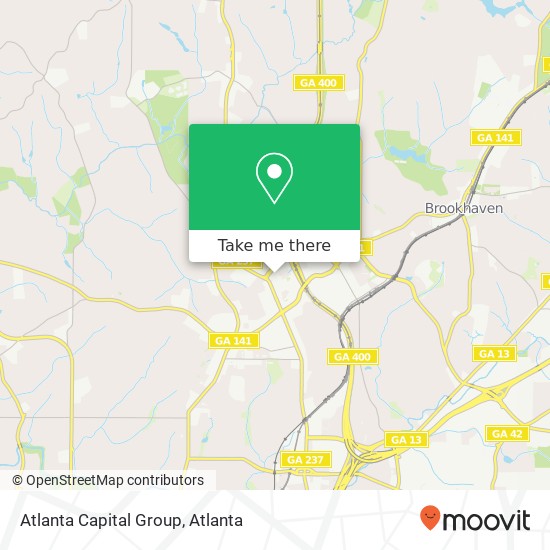 Mapa de Atlanta Capital Group