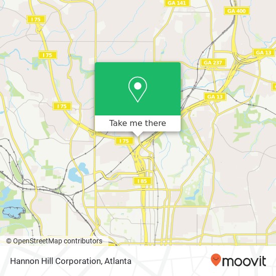 Hannon Hill Corporation map