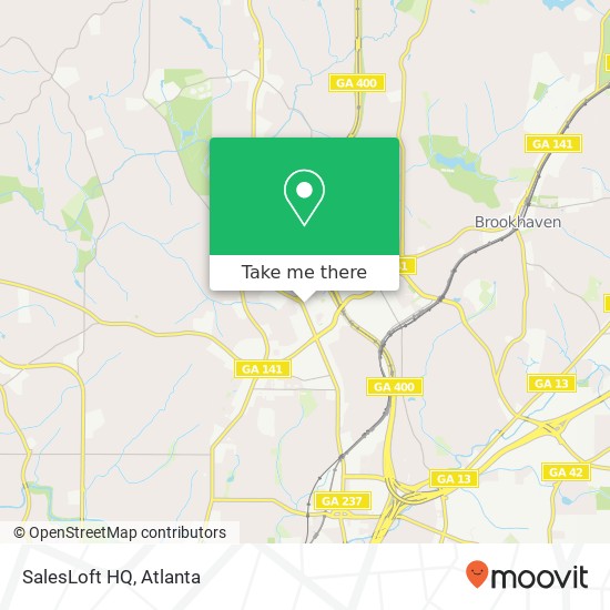 Mapa de SalesLoft HQ