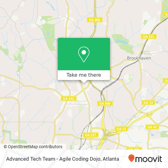 Advanced Tech Team - Agile Coding Dojo map