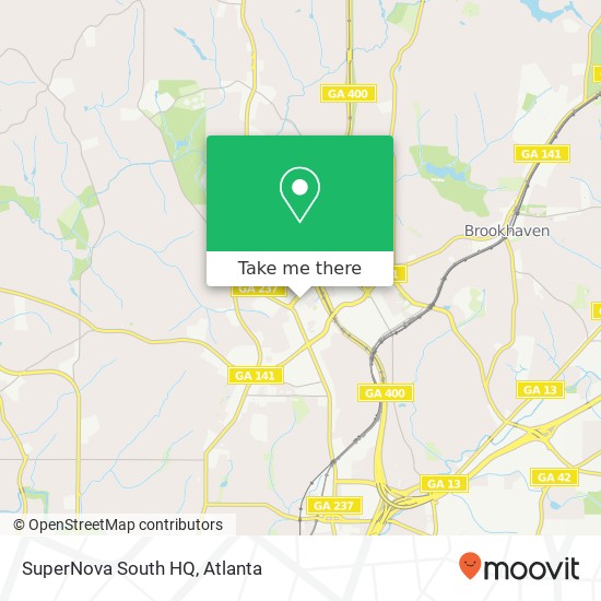 Mapa de SuperNova South HQ