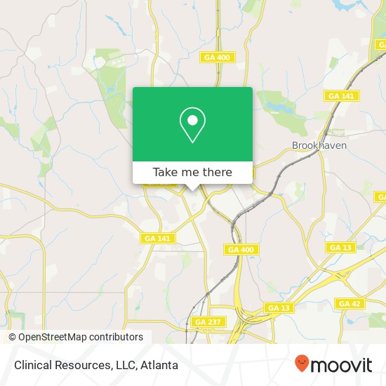 Mapa de Clinical Resources,  LLC