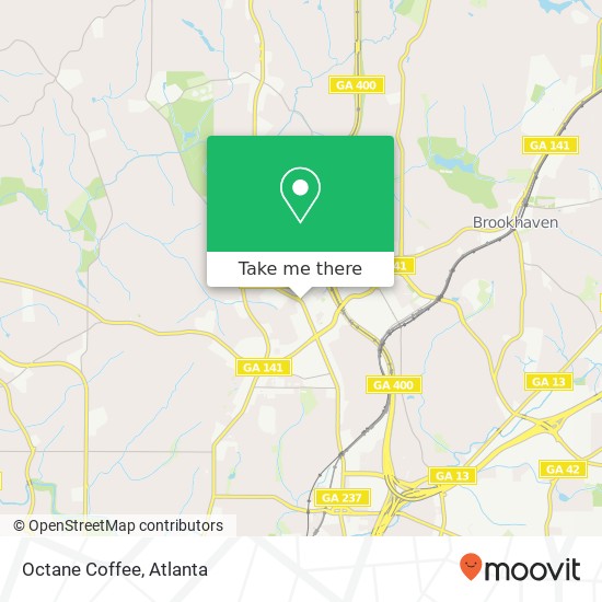 Mapa de Octane Coffee