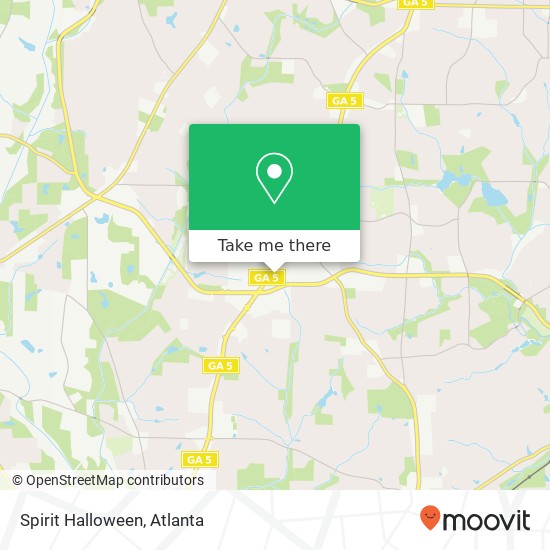 Spirit Halloween map