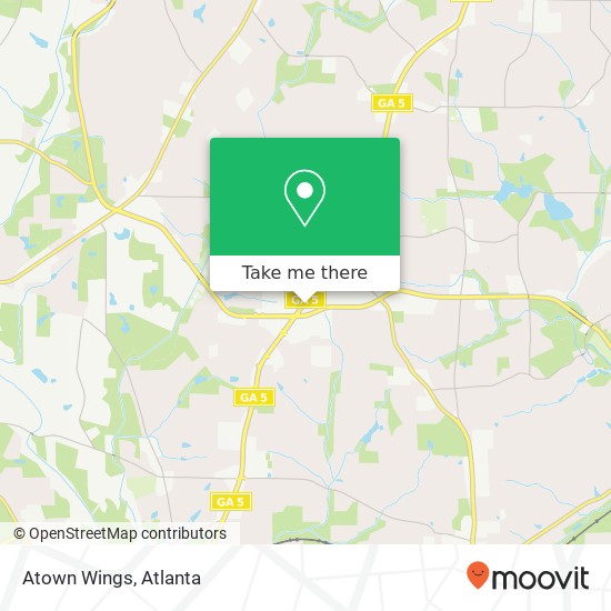 Atown Wings map